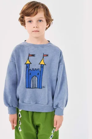 Bobo Choses Dětská bavlněná mikina Faraway Castle barva, s potiskem, 224AC036