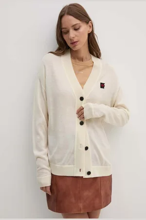 DKNY Vlněný svetr barva, lehký, D2E4A117