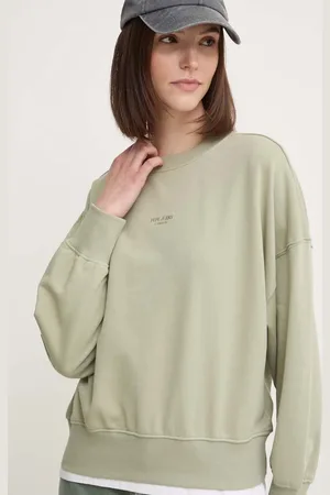 Pepe Jeans Mikina EVELYN dámská, barva, hladká, PL581442