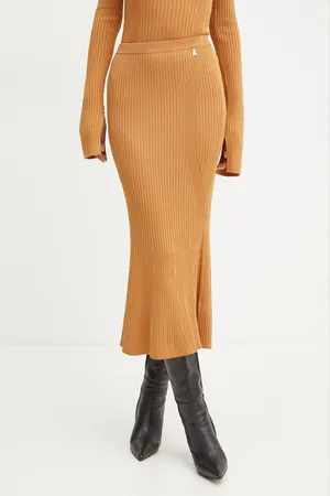 Patrizia Pepe Sukně barva, midi, 8G0423 K9J5