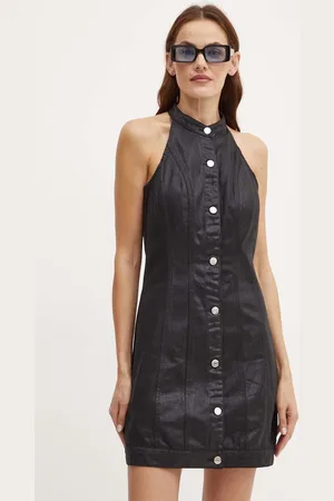 Armani Exchange Bavlněné šaty barva, mini, XW000019 AF10212