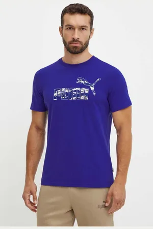 PUMA Bavlněné tričko barva, s potiskem, 683236