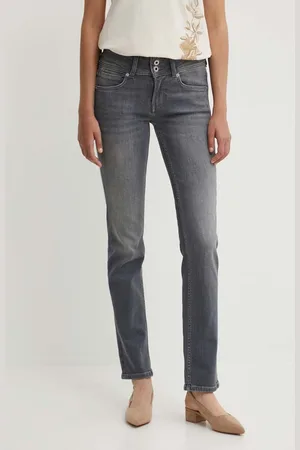 Pepe Jeans Džíny SLIM JEANS LW dámské, tmavomodrá barva, PL204729UH7