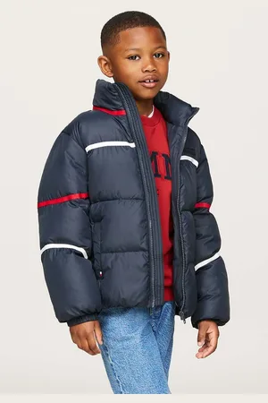 Tommy Hilfiger Dětská bunda tmavomodrá barva, KS0KS00593