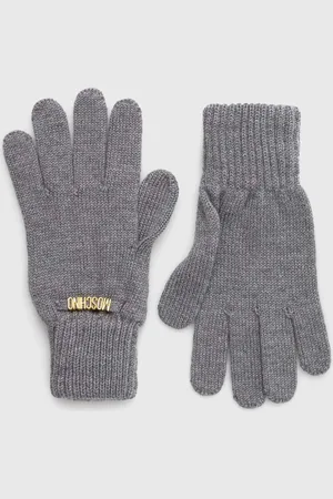 Moschino Vlněné rukavice barva, M2973 65379