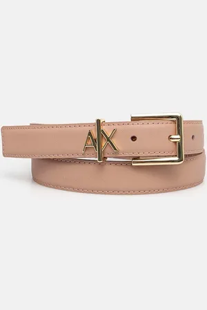 Armani Exchange Kožený pásek dámský, černá barva, 941182 4R759