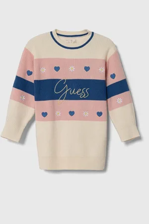 Guess Dívčí šaty barva, mini, K4YK12 Z2V42