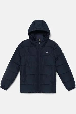 HUGO BOSS Dětská bunda tmavomodrá barva, J51237