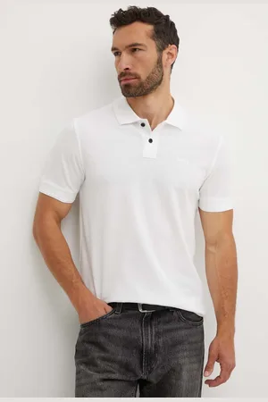 HUGO BOSS Bavlněné polo tričko barva, 50507813