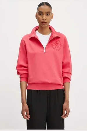 Moschino Bavlněná mikina dámská, barva, s potiskem, 1702.8233