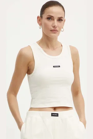 Karl Lagerfeld Top dámský, barva, 245W2114