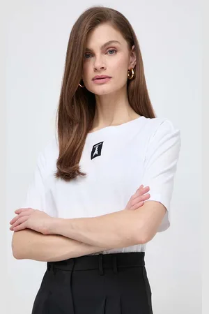 Patrizia Pepe Bavlněné tričko barva, 8M1612 J089