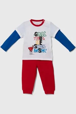 Guess Dětská bavlněná souprava barva, I4YG03 K8HM3