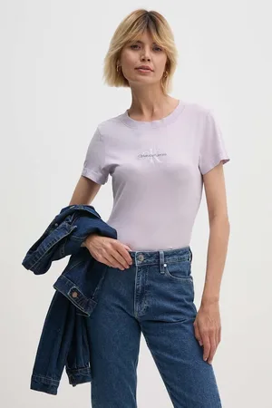 Calvin Klein Bavlněné tričko barva, J20J223556