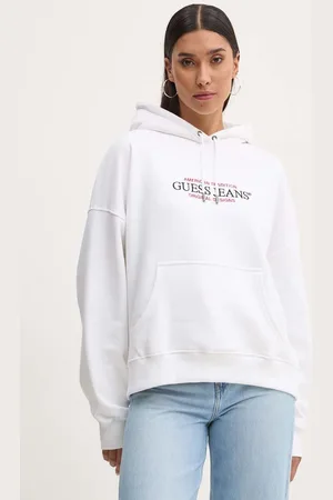 Guess Mikina dámská, barva, s kapucí, s aplikací, W4YQ15 KC811