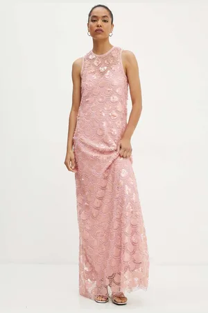 ROTATE Šaty No Sleeve Maxi Dress barva, maxi, 1132211922