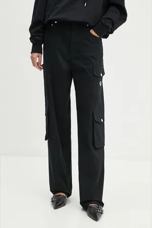Moschino Kalhoty dámské, barva, jednoduché, high waist, A0330 8724