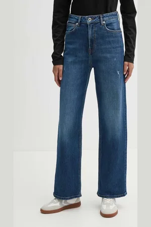 Pepe Jeans Džíny STRAIGHT JEANS UHW dámské, high waist, PL204731HV4