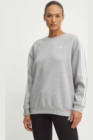 adidas Mikina Essentials dámská, barva, melanžová, IM0220