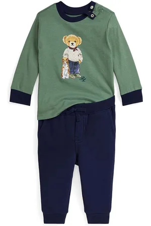 Ralph Lauren Kojenecká tepláková souprava tmavomodrá barva, 320952883001