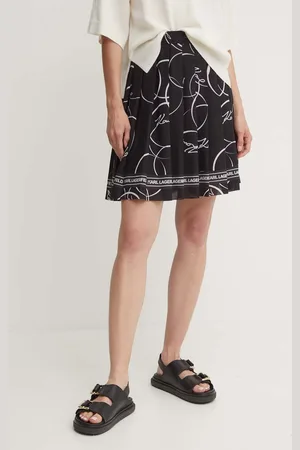 Karl Lagerfeld Sukně barva, mini, áčková, 245W1204