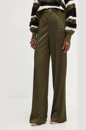 Guess Kalhoty JOSETTE dámské, barva, jednoduché, high waist, 4YGB13 7116A