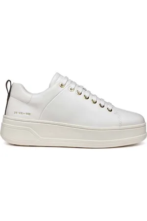 Geox Kožené sneakers boty D SPHERICA ECUB-2 barva, D46WVA 00085 C1000