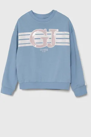 Guess Dětská bavlněná mikina s potiskem, J4YQ01 KA6R4