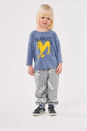 Bobo Choses Dětské tepláky Freedom Bird barva, vzorované, 224AC077