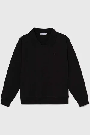 Calvin Klein Dětská mikina barva, hladká, IB0IB02132
