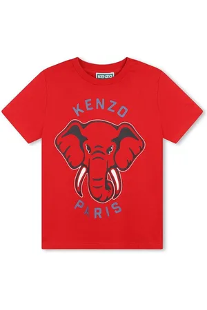 Kenzo Dětské bavlněné tričko barva, s potiskem, K60748