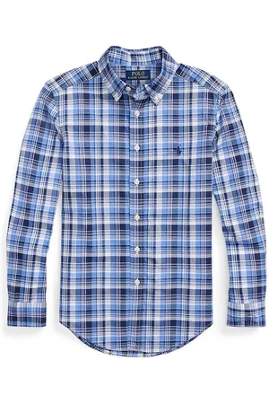 Ralph Lauren Dětská košile tmavomodrá barva, 323862260032