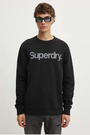 Superdry Bavlněná mikina pánská, barva, s potiskem, M2013738A-02A
