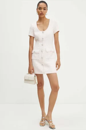 ROTATE Šaty Boucle Dress barva, mini, 1130781011