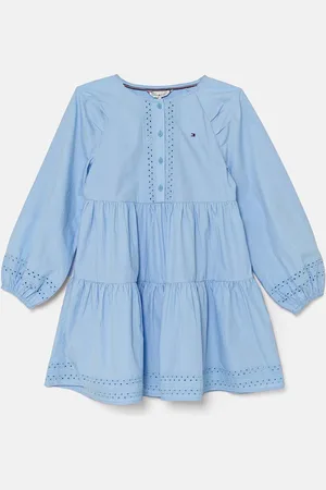 Tommy Hilfiger Dětské bavlněné šaty mini, KG0KG08022