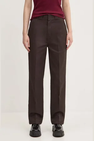Dickies Kalhoty dámské, barva, jednoduché, high waist