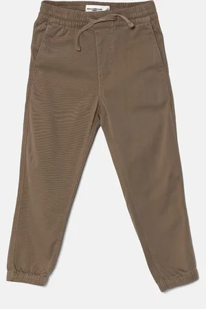 Abercrombie & Fitch Dětské kalhoty barva, hladké, KI230-4022