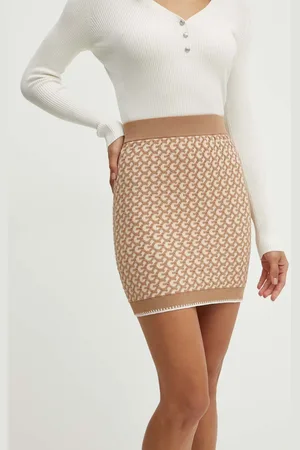 Guess Sukně ASHLEY barva, mini, pouzdrová, W4YD46 Z3FG0