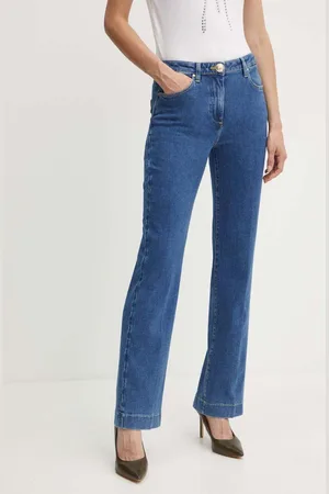Guess Džíny s příměsí kašmíru RACHELE high waist, 4YGA07 7148A