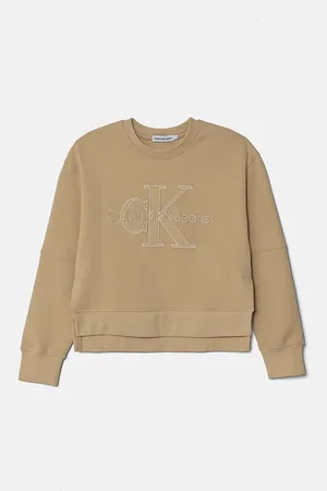 Calvin Klein Dětská mikina barva, s aplikací, IG0IG02702