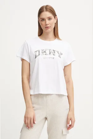 DKNY Bavlněné tričko barva, DP4T9991