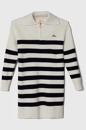 Guess Dívčí šaty tmavomodrá barva, mini, oversize, J4YK16 Z3FU0