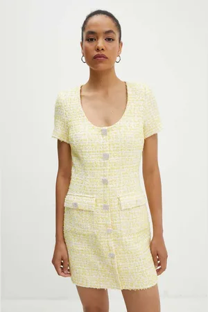 ROTATE Šaty Boucle Dress barva, mini, 1130781895