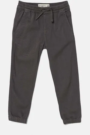 Abercrombie & Fitch Dětské kalhoty barva, hladké, KI230-4018