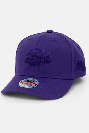Mitchell & Ness Čepice s vlněnou směsí Los Angeles Lakers barva, s aplikací, HHSSINTL1435-LALPURP