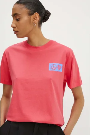 Moschino Bavlněné tričko barva, 0705.8237