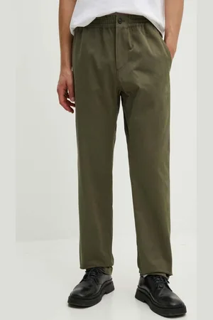 A.P.C. Bavlněné kalhoty pantalon chuck barva, jednoduché, COGEW.H08408