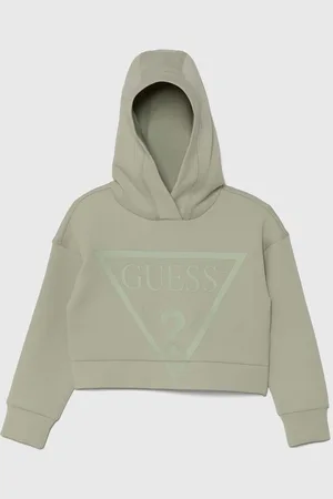 Guess Dětská mikina barva, s kapucí, s aplikací, J2BQ35 FL03S