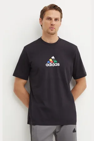 adidas Bavlněné tričko Tiro barva, s potiskem, IW2672