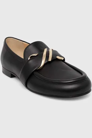 Proenza Schouler Kožené mokasíny Monogram dámské, barva, na plochém podpatku, PS42231A